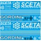 ms040 - transport sceta et camions gordini - 1/43 1/50 et 1/87eme