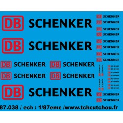 87.038 - DB schenker - 1/87eme HO