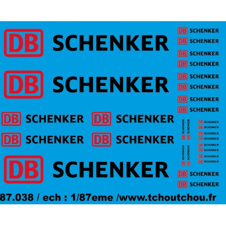 87.038 - DB schenker - 1/87eme HO