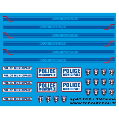 sp43.028 - Police municipal - 1/43eme 