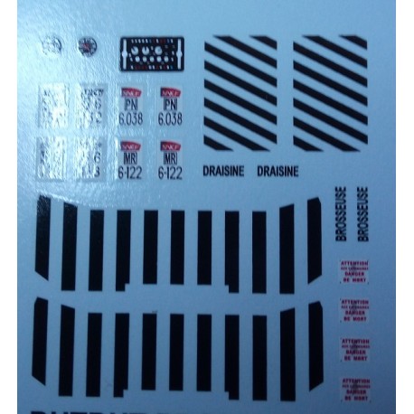 87.301 - DU 65 SNCF chasse neige 1/87eme HO