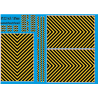 87.112 : zebra jaune/ Noir 1/87eme