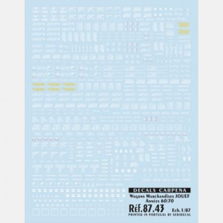 carpena wagon marchandises JOUEF année 60 70 ech 1 87 e