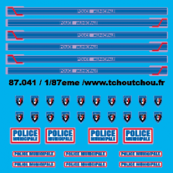 87.041 - police municipal - 1/87eme HO